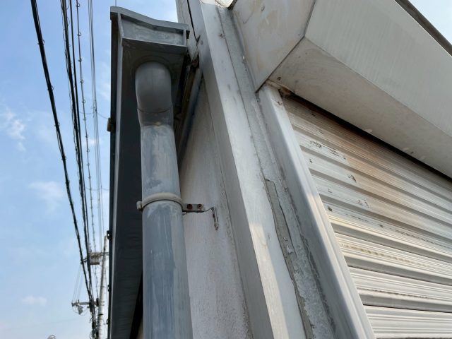 加古川市の倉庫の劣化